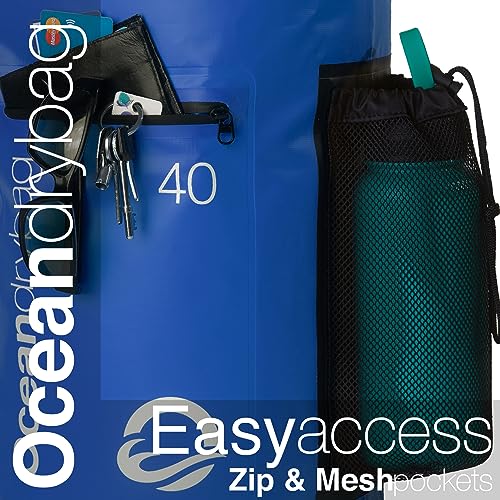 Oceandrybag 5L 10L 20L 40L 60L Premium Waterproof Durable Lightweight Floating Backpack Drybag Marine Dry Bags For Kayaking Boating Scuba Diving Rafting Paddleboard - Free Mobile Phone Case #TOP6