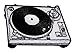White Turntable and Record Player Embroidered Iron on Patch Free Shipping
