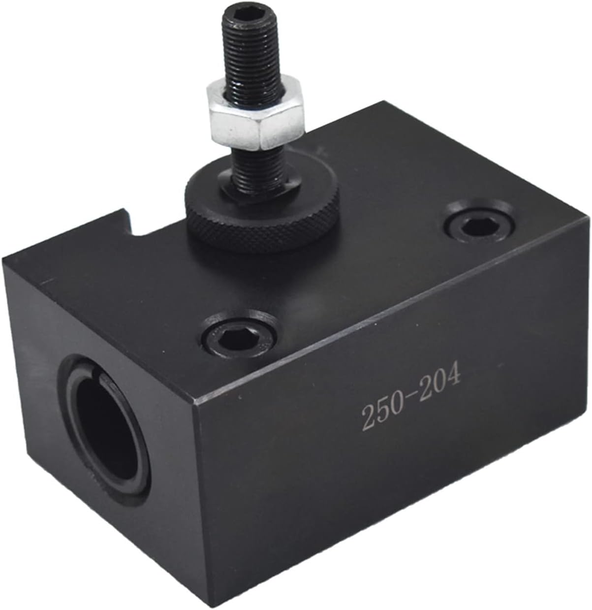 BXA 250-204 Heavy Duty Boring Bar Holder for Wedge Type Tool Post for Mini Lathe up to 15In, Quick Change Metal Lathe Tool Post for Turning Tools