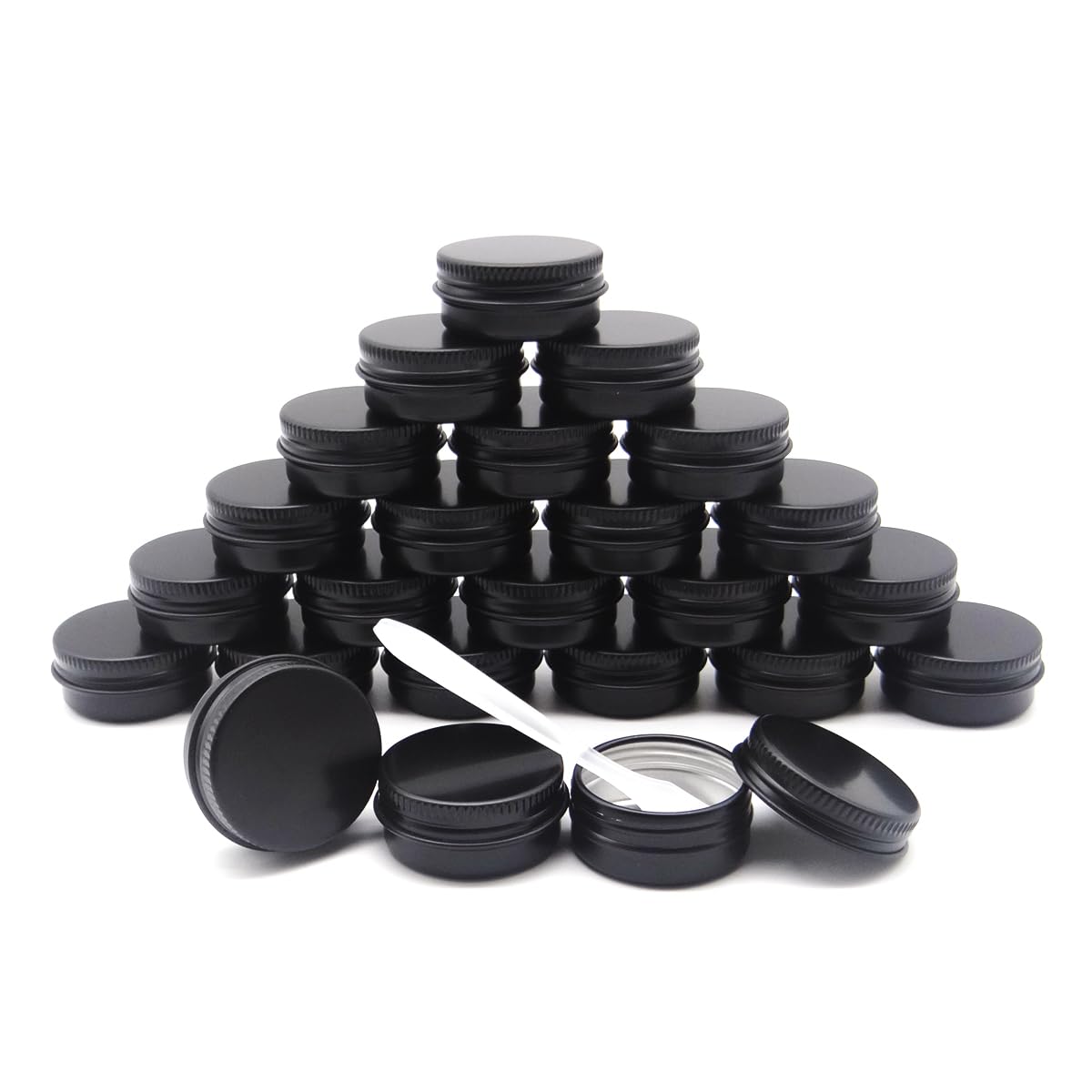 Wopanxye 10ml Aluminum Tin Jar, 1/3 oz Makeup Containers