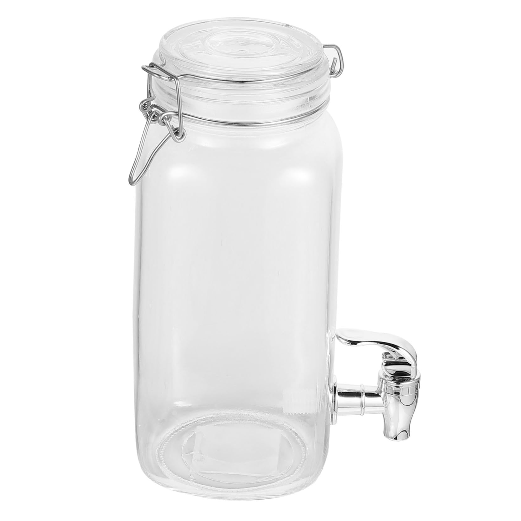 Distributeur de Boissons en Verre 2 L, 1 Pièce, avec Robinet