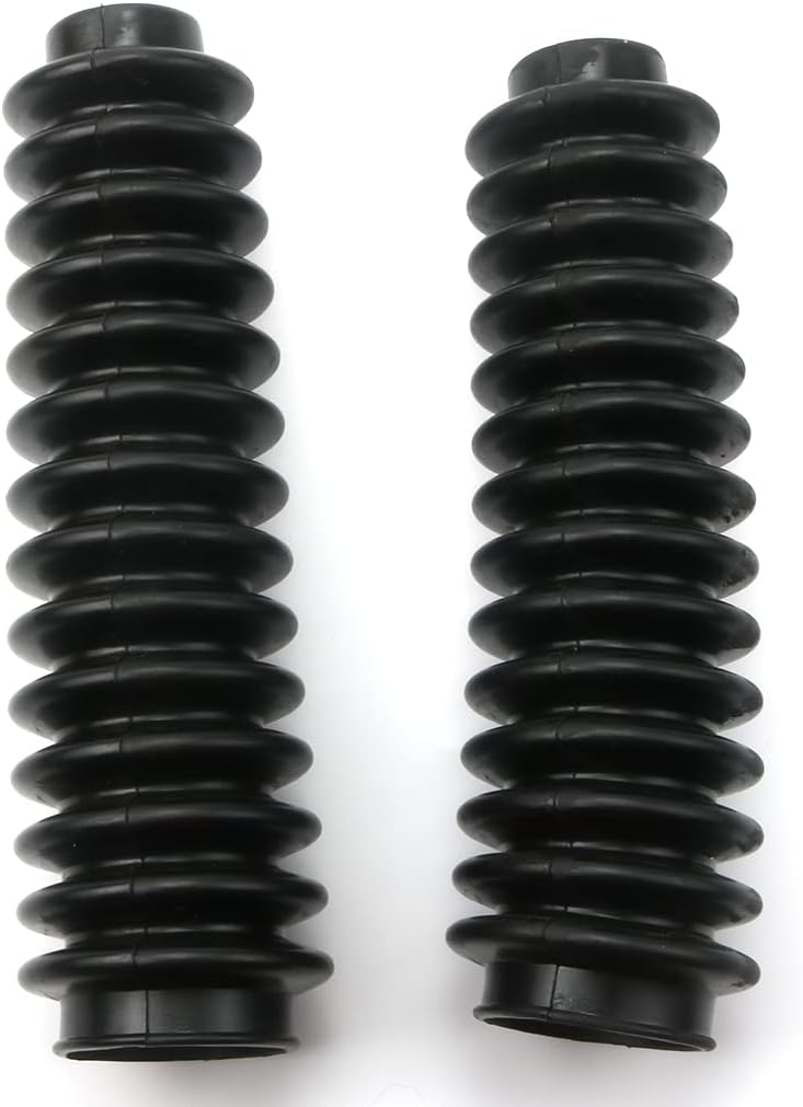 Front Shock Fork Boots For Honda ATC 250SX 250 SX 1985-1987, Black