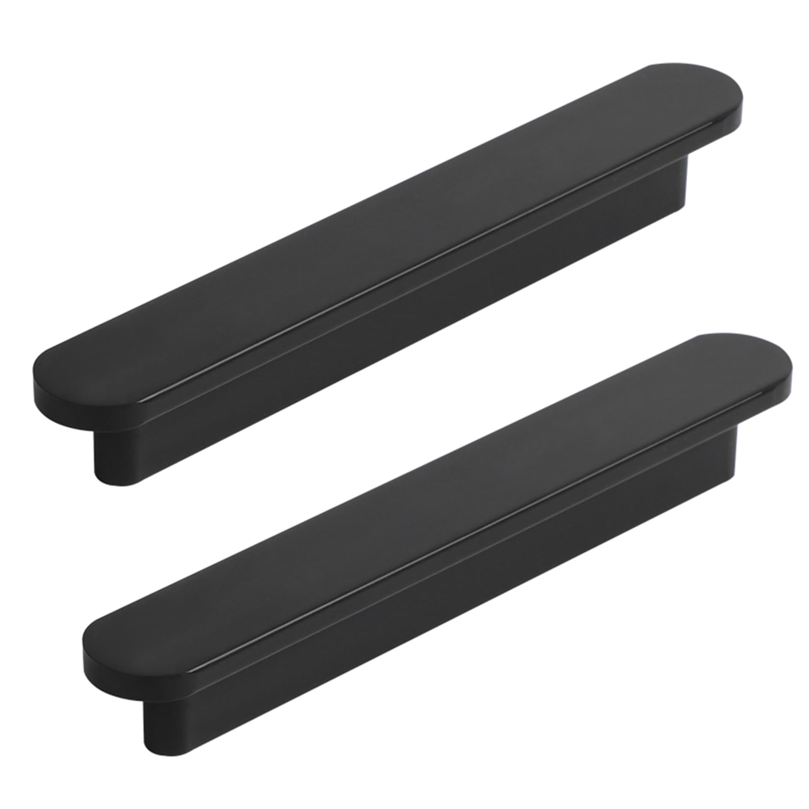2 Piezas Tiradores de Puerta de Armario Tirador de Armario de Aleación de Aluminio Perillas de Barra en T para cajón,Manijas para Muebles de Cocina,Con Tornillos (Negro,longitud 1000mm)