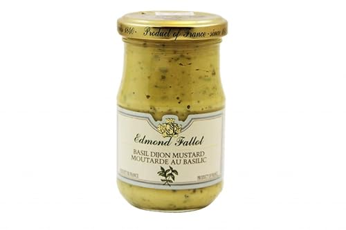 Edmond Fallot Mostaza Dijon con Albahaca (7 onzas)