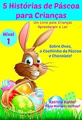 Capa de 5 Histórias de Páscoa para Crianças - Um Livro para Crianças Aprenderem a Ler
