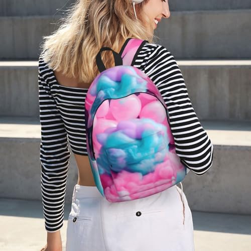 Mochila de viaje de algodón ligera y cómoda para evitar dolor de espalda 7