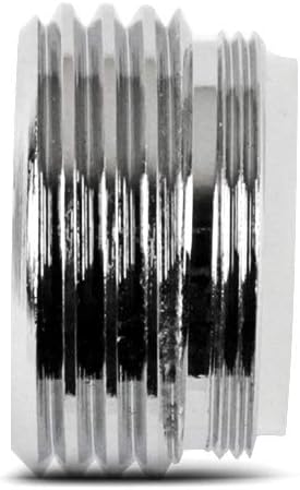 Drain King 95B Chrome Plated Brass Faucet Adapter, .75" Hose Bib