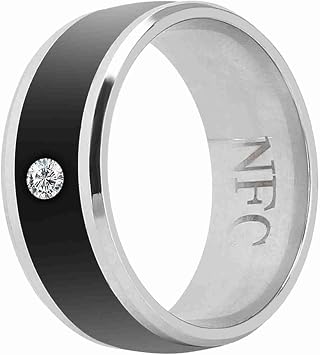 NFC Ring,Smart Ring Android,NFC Multifunction Smart Rings Magic Wearable Device Universal for Mobile PhoneSize 9 size9