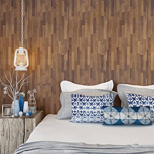 Veelike Large Size Butcher Block Contact Paper Peel And Stick Countertops For Kitchen 32''X354'' Removable Thick Wood Wallpaper Self Adhesive Wood Grain Contact Paper For Table Cabinets Shelf Liners #TOP6