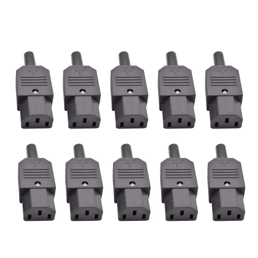 Enchufe IEC 320 C13 PURYN de alta resistencia para cables de alimentación de servidores 8
