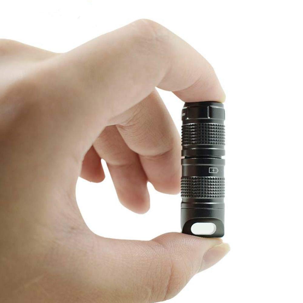 Mini lampe de poche LED USB rechargeable étanche 10180 pour clé