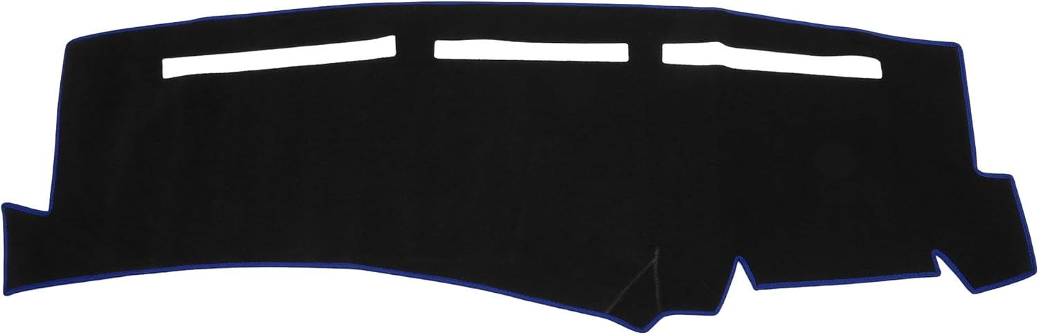 Dashboard Dash Cover Compatible for Chevy Silverado 1999-2006, Durable Polyester Red Front Dash Cover Mat
