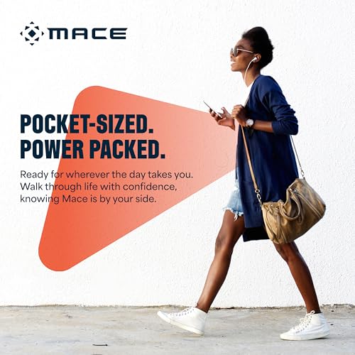 Image of Mace Brand Personal Alarm Keychain (Black) aa‚¬a€oe Emits Powerful 130dB Alarm, Includes Built-in Keychain and Mini LED Light aa‚¬a€oe Batteries Included, Great for Self-Defense