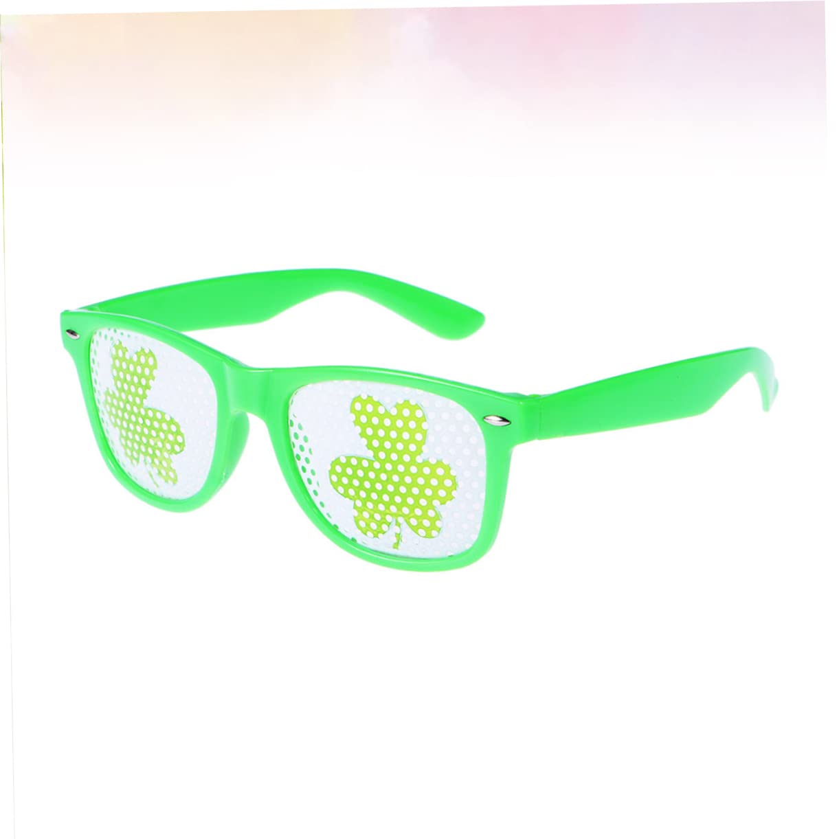 Śmieszne okulary przeciwsłoneczne, 9 szt. Okulary z flagą Irlandii Zabawne okulary na imprezę Zabawny kostium Okulary Fancy Dress Party Shamrock Okulary Irlandzki kostium imprezowy