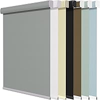 Vista 35 de MYshade - Persianas enrollables opacas personalizadas con cordón para ventanas, tela impermeable, fáciles de instalar