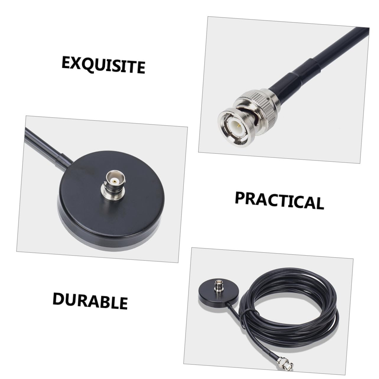 jojofuny Supporto Per Antenna Con Base Magnetica - Ricambio Per Auto Camion E Apparecchiature Radio Amatoriali