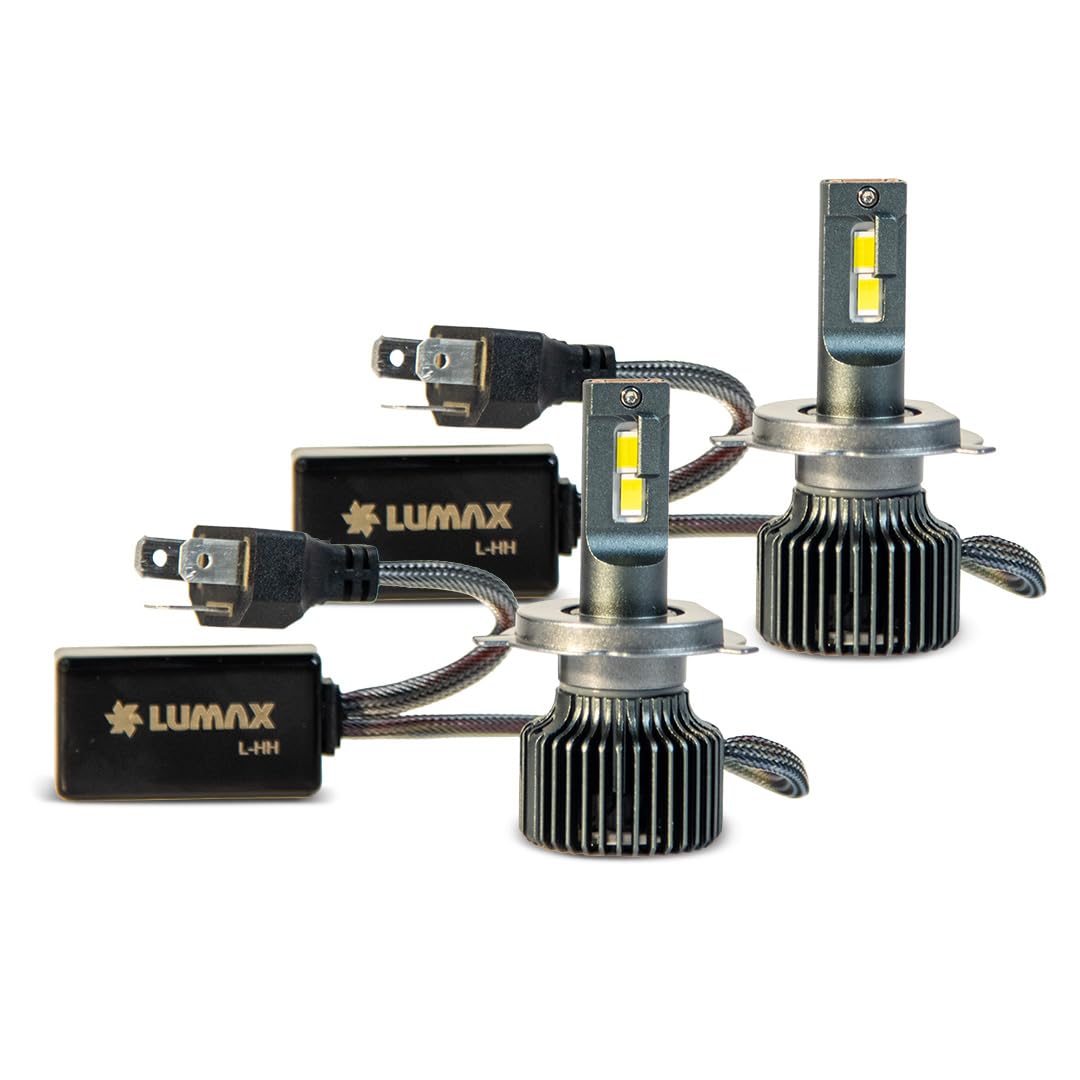 Lumax LED Headlight Lamp H19 12V 200W Kit | 4300K White Light