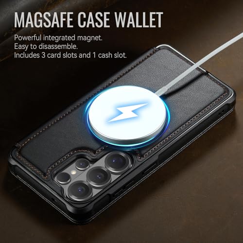PlusnapX for Samsung Galaxy S26 Ultra - Slim Case Magnetic Wallet, Black by PlusnapX - Used condition - Image 8
