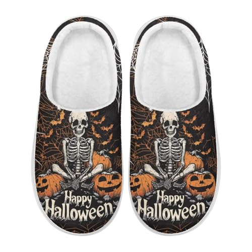 Slippers for Women Indoor and Outdoor Fuzzy Hard Sole Slippers 5-112