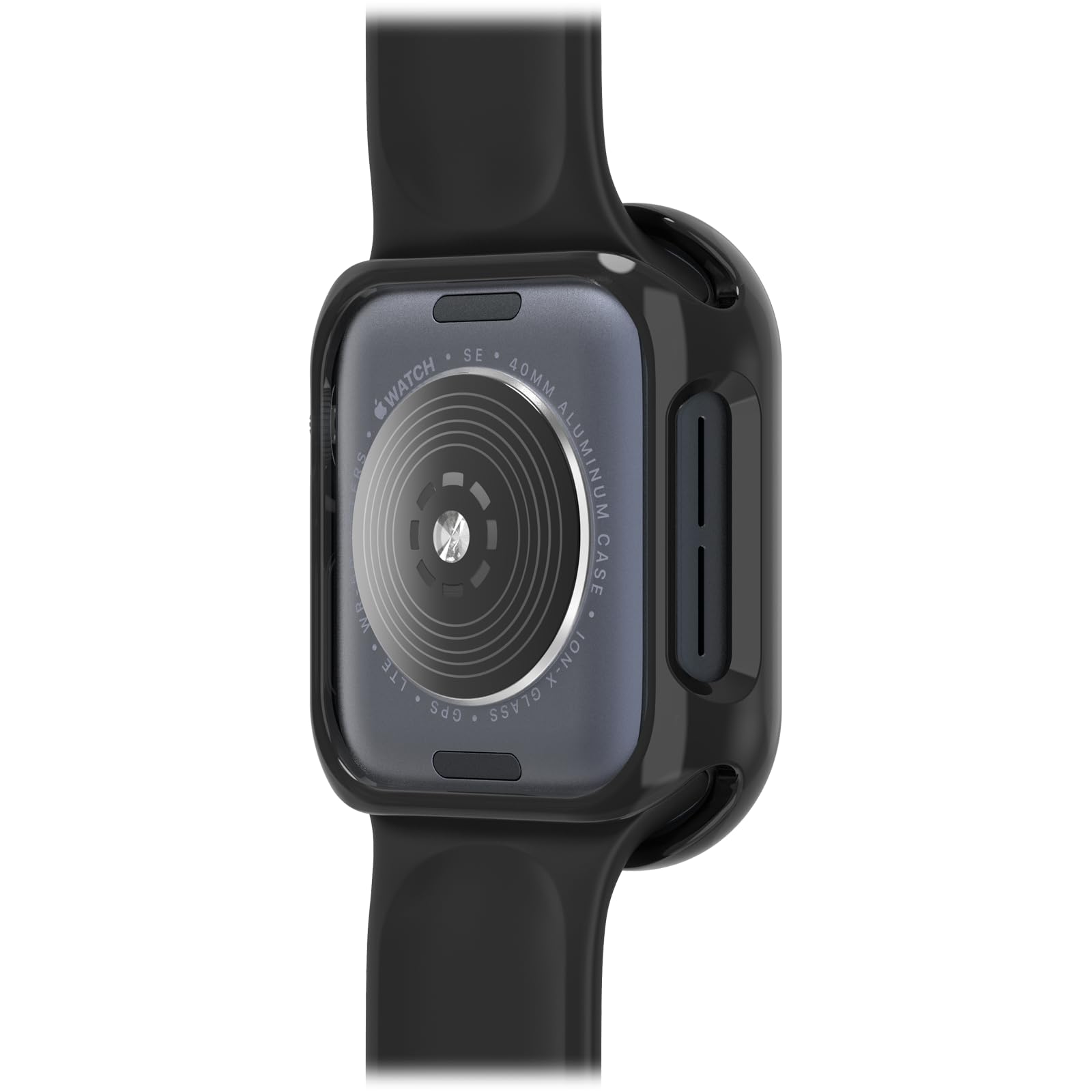 Watch Bumper OtterBox do Apple Watch Series SE (2nd/1st gen)/6/5/4-40mm, odporne na wstrząsy, odporne na upadki, smukłe etui ochronne na zegarek Apple Watch, chroni wyświetlacz i krawędzie, Czarne