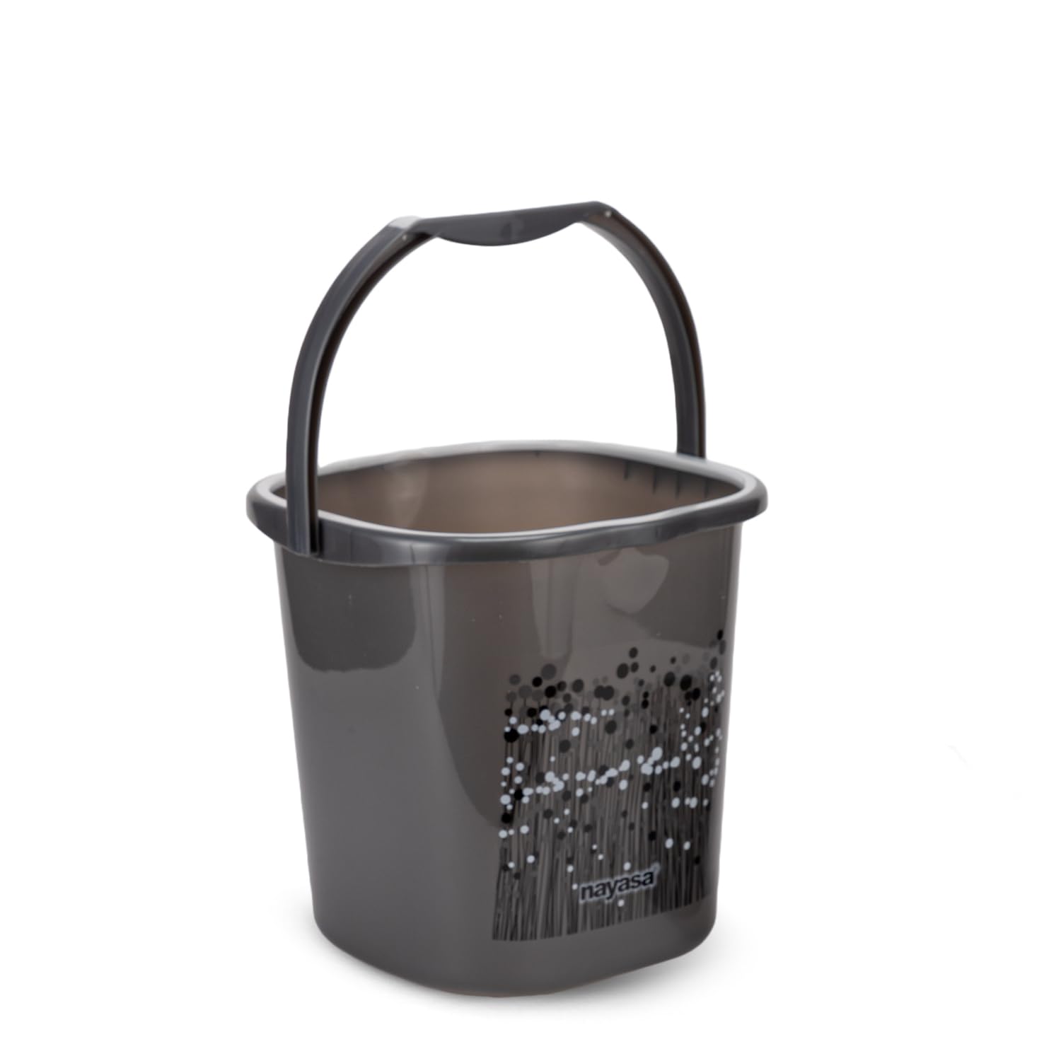 Nayasa Funk Bucket 25 LTR | Bathroom Set | Bath Set for Bathroom | Bucket | Grey