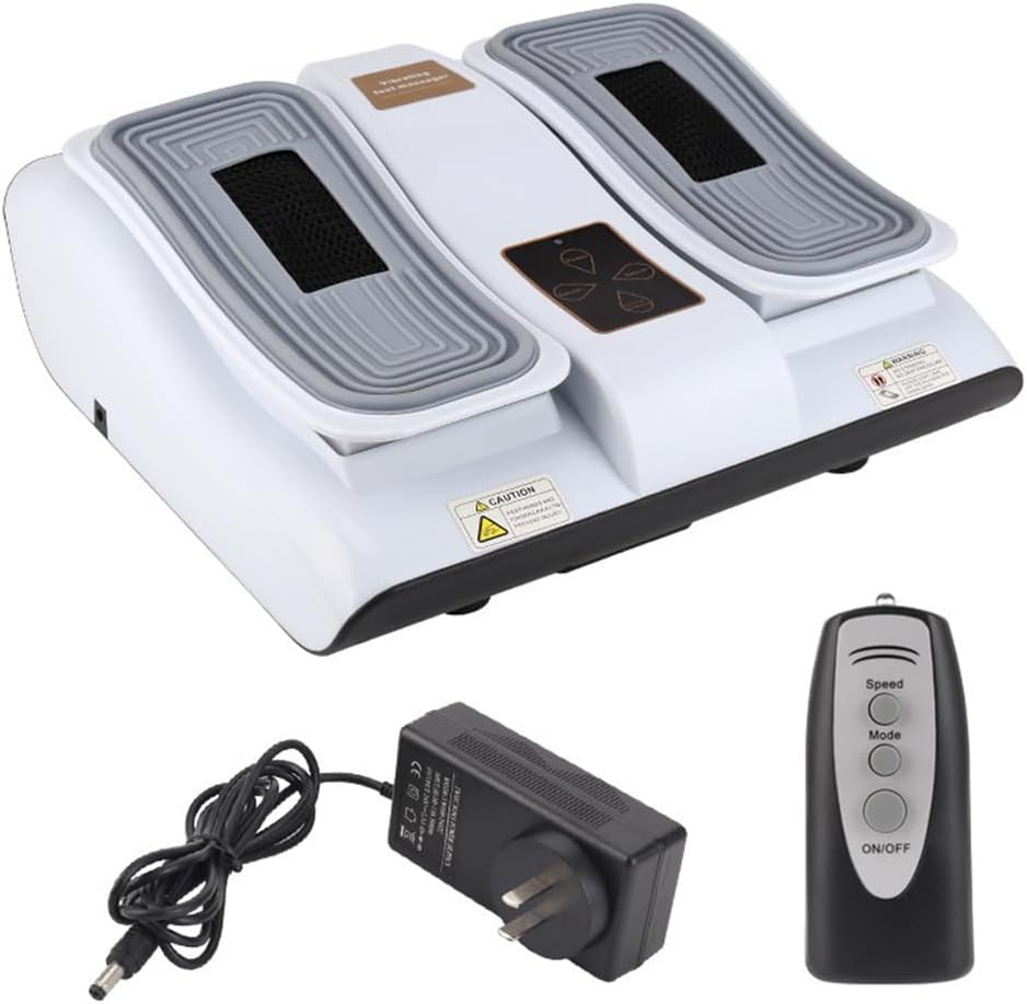 Leg Exerciser, 4 Levels of Intensity Adjustment Leg Exercise Machine with Remote, Seated Exerciser to Help Blood Circulation for Seniors