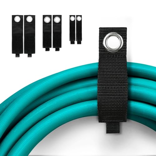 YDDGZG Extension Cord Organizer,Garden Hose Storage,Extension Cord Wraps For Garage Organization，Electrical Cord Organizer,Heavy Duty Storage Straps，Tools Extension，Extension Cord Holder (SML)