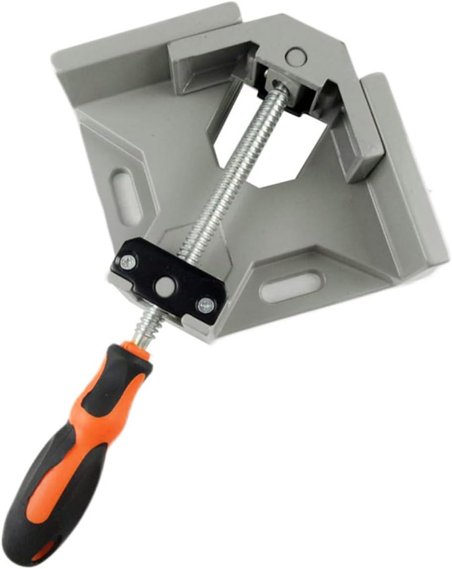90degree Aluminum Right Angle Clamp for Woodworking Miter Clamps Single Handle Corner Vise Vise