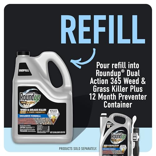 Roundup Dual Action 365 Weed & Grass Killer Plus 12 Month Preventer Refill - image 5