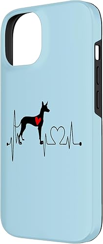 Miniatura 5 de iPhone 13 Pro Podenco Canario Dog Heartbeat EKG Dogs Lover & Owner Funny Case
