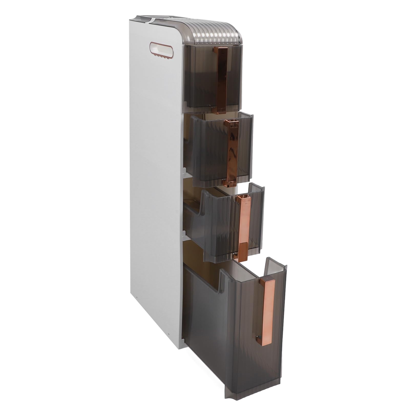 Zerodis Mobiletto Portaoggetti Stretto Design Sottile (Quattro strati)