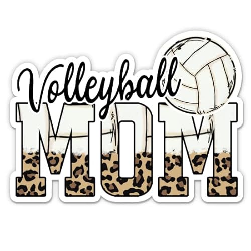 Volleyball Mom Sticker - 3" Laptop Sticker - Waterproof Vinyl For Car, Phone, Water Bottle - Volleyball Mom Decal #TOP10