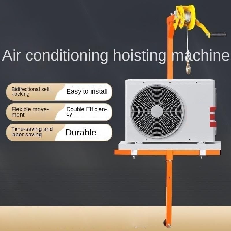 Support de treuil autobloquant robuste pour climatiseur extérieur et levage de charge - 3