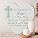 Memorial Stones for Loved Ones, Memorial Garden Stone Personalized, Memorial Gifts, Sympathy Gifts for Loss of Loved One, Bereavement Gift, In Memory of Loved One - Love You With All Our Hearts