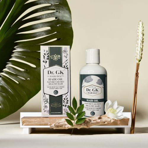 Image of Hair Doz- 13 Natural Herb Extracts, Olive Oil, Coconut Oil, Nigella Sativa, Controls Hair Fall, Fights Dandruff, No Sulfates, No Parabens, No Silicone, or No Mineral Oil