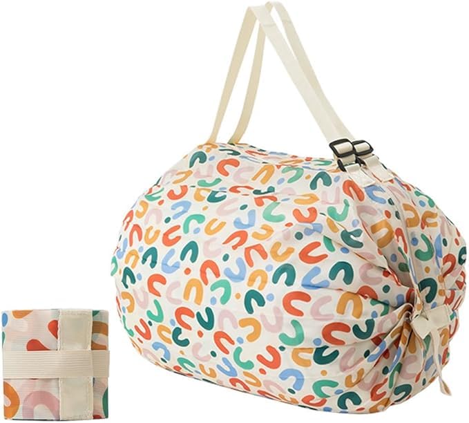 RONGHUAReusable Shopping Bag Foldable Grocery Storage Tote Bag - Eco-Friendly Grocery & Shopping Storage (Waterproof Oxford Cloth) for Daily, Travel, Picnic, Camping, Commuting