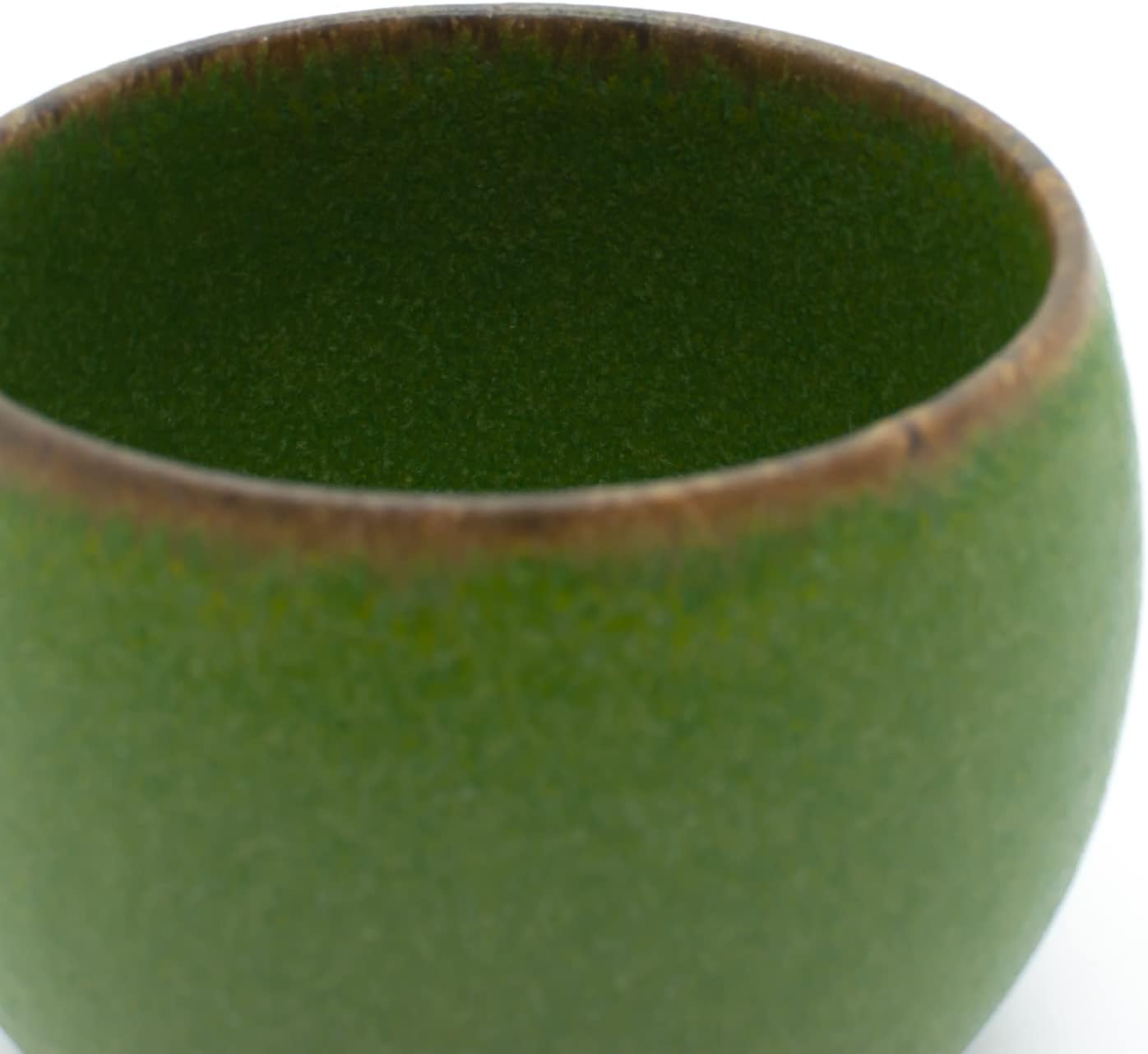 Aito Seisakusho 288046 Sui Round Bowl, 3.1 inches (8 cm), Small Bowl, Mino Ware Dishwasher, Microwave Safe, Made in Japan, Yellow-Green