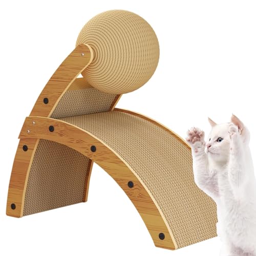 Griffoir pour chat en carton ondulé haute densité avec textures à griffer