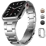 🤗Fácil Instalación: Fácil de instalar y quitar. Igual que la correa Apple Watch original, solo 2 segundos para instalar la correa Apple Watch acero inoxidable.
