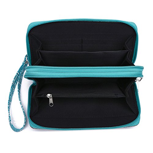 Bolso de hombro para mujer estilo western con diseño floral miniatura 7