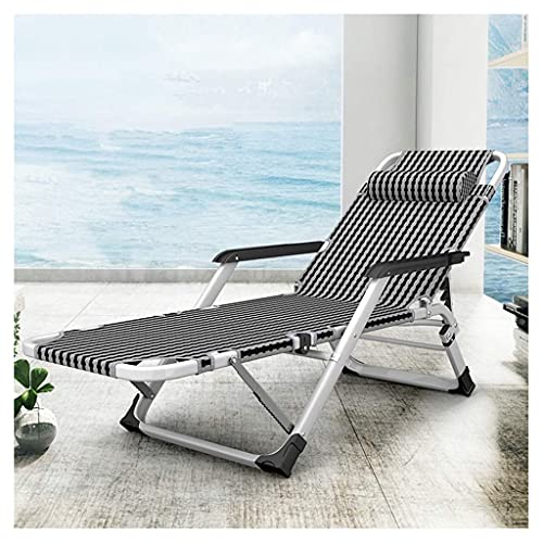 Chaise zero gravity pliante en acier et textoline super large 65 cm - 5