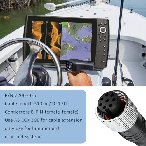 Cable de extensión Ethernet 3.1 m con conectores hembra 8 pines miniatura 4