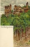 alte postkarten frankreich  Ansichtskarte FRANKREICH - ELSASS- DER WASIGENSTEIN - Künstlerkarte von FRANZ XAVER HOCH - ungelaufen - um 1900