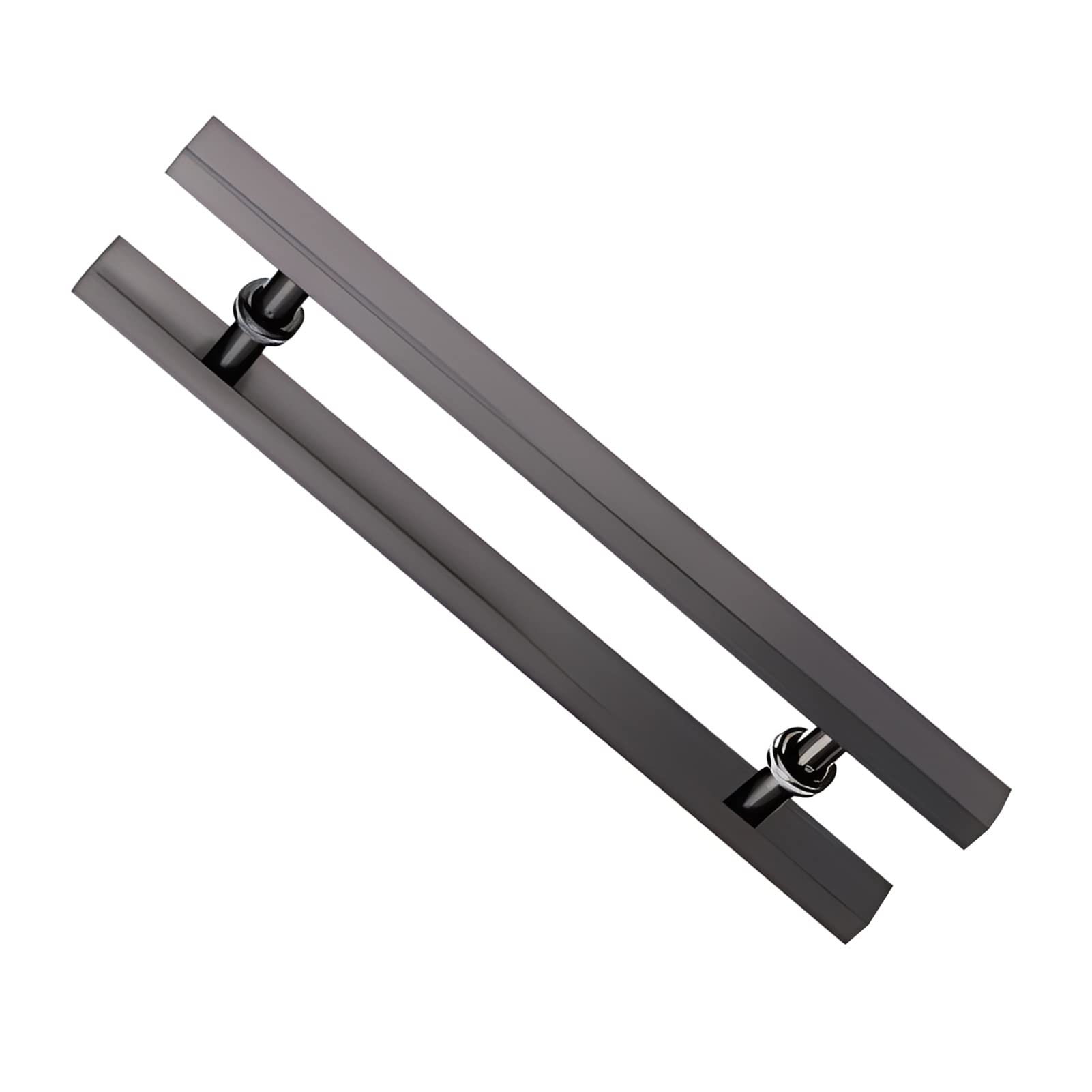 DFGHNBVC Industrial Push Pull Door Handles With Hardware And Screwdriver Rusoof Sliding Glass Interior Handle For Kitchen Or Warehouse Goud Finish 120Cm/47.2In,Black-80Cm/31.4In