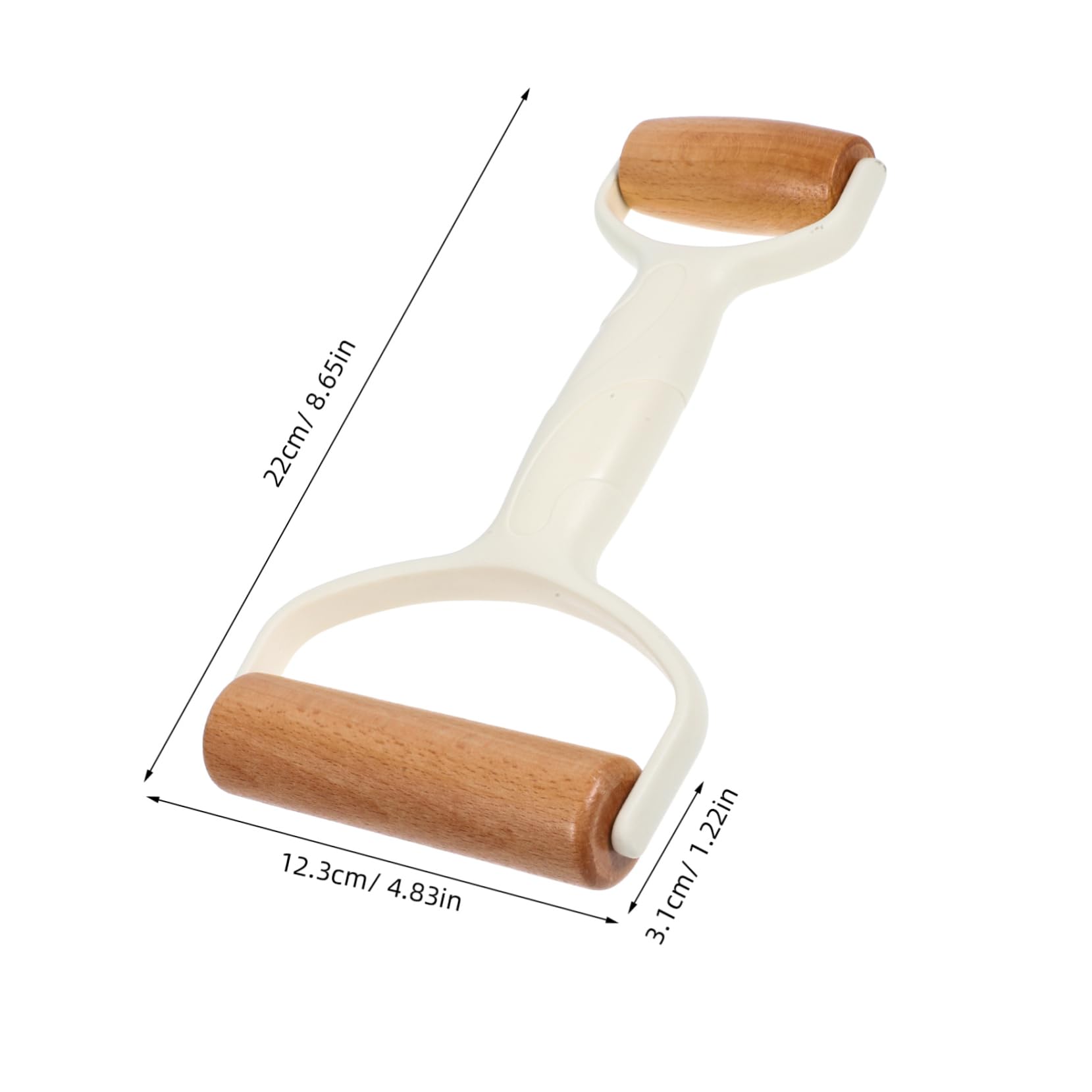 IMIKEYA 5piezas Rodillo De De Doble Para Hornear Utensilio De Cocina Para Pizza y Pastelería Rodillo De Madera y De Limpiar