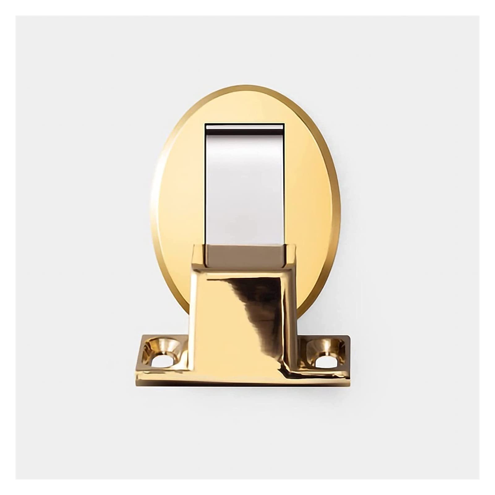 Door Stopper, Magnetic Stainless Steel Door Catch Keep Your Open Home Anti-Collision Invisible Safety Stop(Gold)