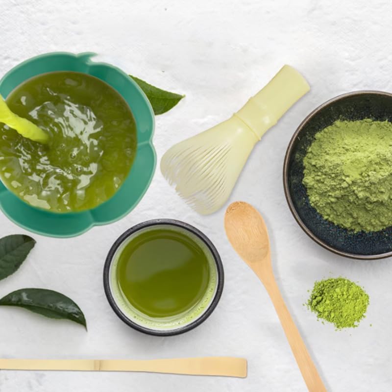 4Pcs Matcha Whisk Set for Beginners Matcha Making Starter Kit with Matcha Whisk Tea Scoop Reusable Bamboo Matcha Whisk Set The Perfect Bamboo Whisk for Matcha Tea/699