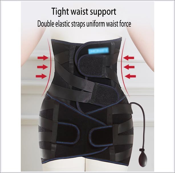 BAFAFA Pelvic Correction Belt Postpartum Support Recovery Belts Wrap for Pelvic Correction and Posture Correction Adult Female Pregnant Woman Black