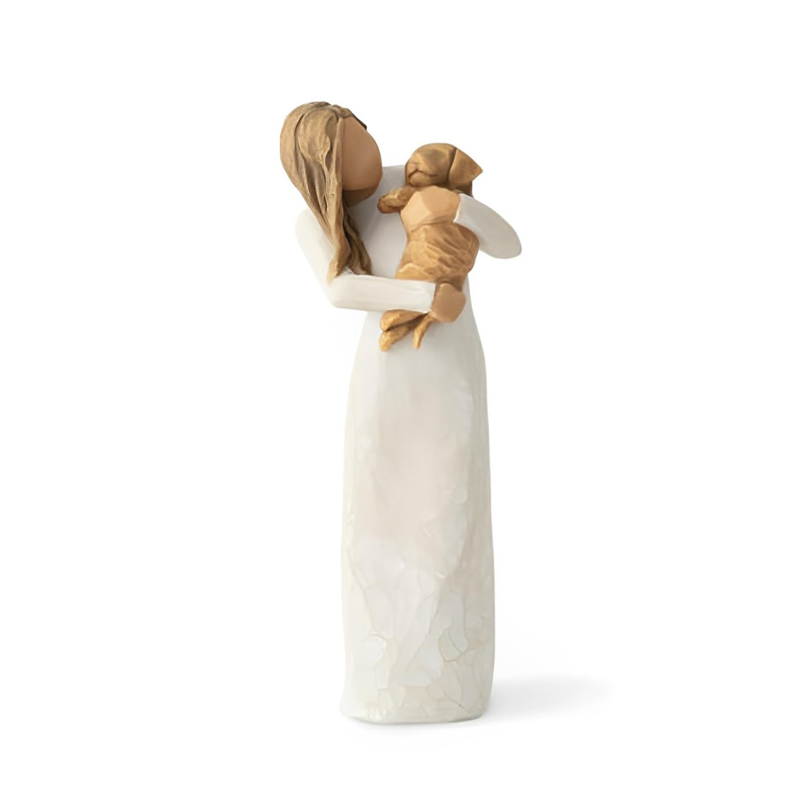 AABDTYYD Figura Conmemorativa de Perro, Conmemorativo de Perro de Condolencias, Estatua de Pérdida de Mascotas, Condolencias, Adorno de Duelo para Mujeres, Amantes de Los Perros