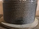 10 m de câble inox diamètre 6 mm classe A4 qualité marine